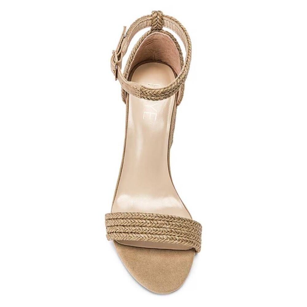 REVOLVE x RAYE Bliss Woven Ankle Strap Heels size 8 - Picture 3 of 12